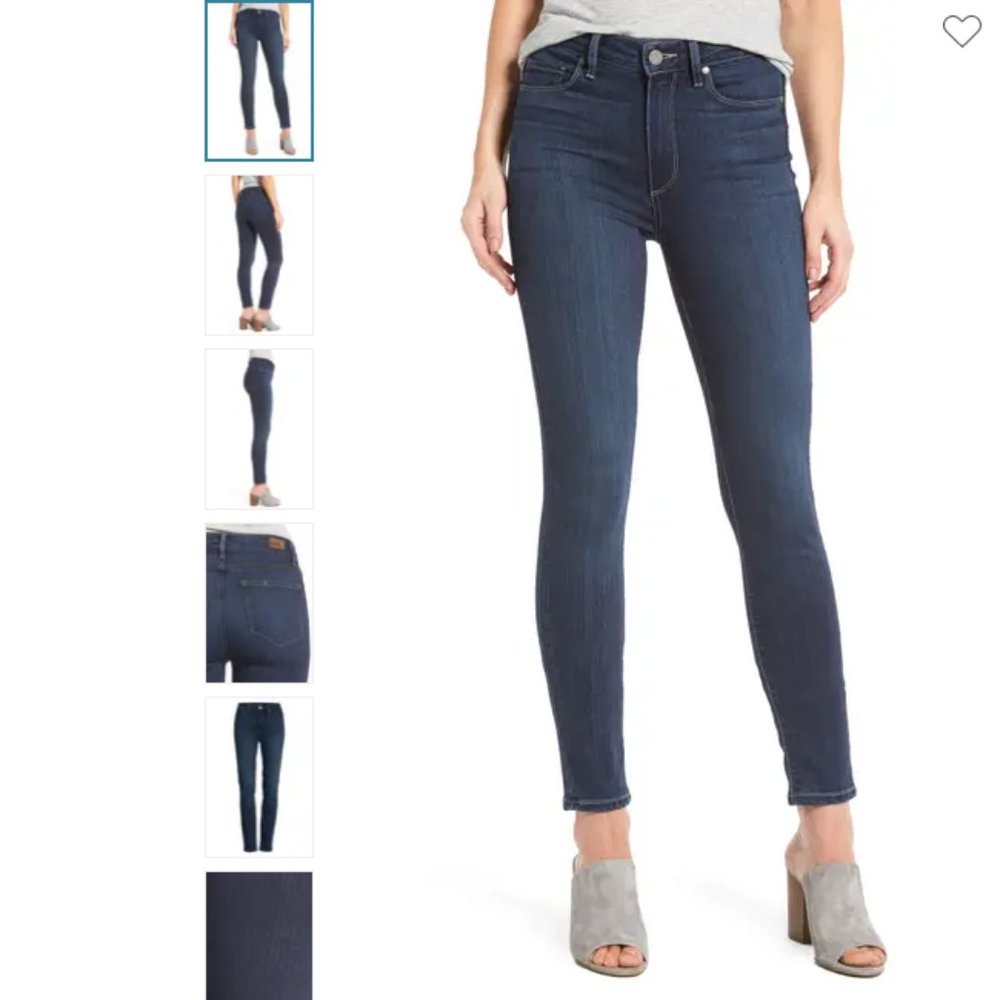 Paige Transcend Hoxton High Waist Skinny Ankle